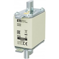 4111183 - Предохранитель ножевой с ударником 63 A, NH-00_K, gG, 690 В AC, ETI