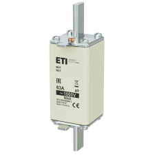 4113712 - Предохранитель ножевой, 63 A, NH-1, gG, 1000 В AC, ETI