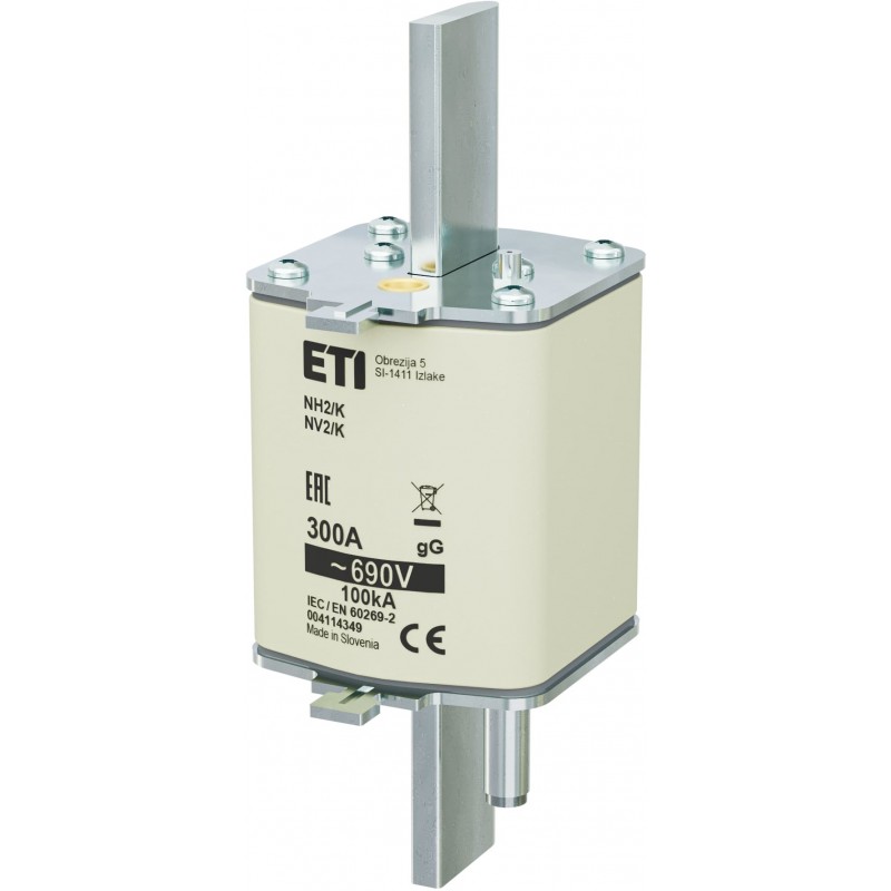 4114349 - Предохранитель ножевой с ударником 300 A, NH-2_K, gG, 690 В AC, ETI