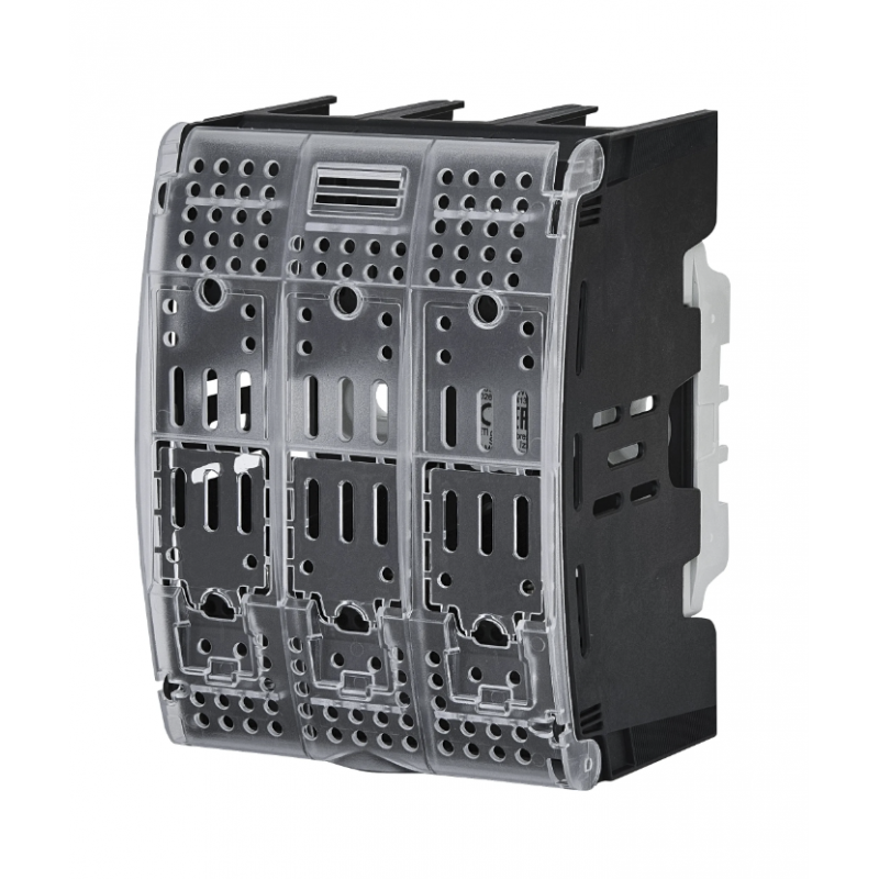 4131221 - Изолированный держатель предохранителя с защитной крышкой PTIP 00, 3P, Ie-160 A, NH-00, ETI