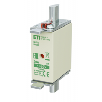 4181406 - Предохранитель ножевой KOMBI, 20 A, NH-000, aM, 690 В AC, ETI
