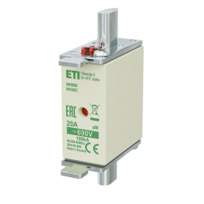 4181406 - Предохранитель ножевой KOMBI, 20 A, NH-000, aM, 690 В AC, ETI