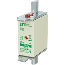 4181411 - Предохранитель ножевой KOMBI, 50 A, NH-000, aM, 690 В AC, ETI