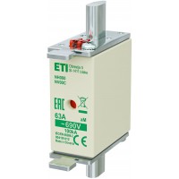 4181412 - Предохранитель ножевой KOMBI, 63 A, NH-000, aM, 690 В AC, ETI