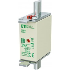 4181414 - Предохранитель ножевой KOMBI, 100 A, NH-000, aM, 500 В AC, ETI