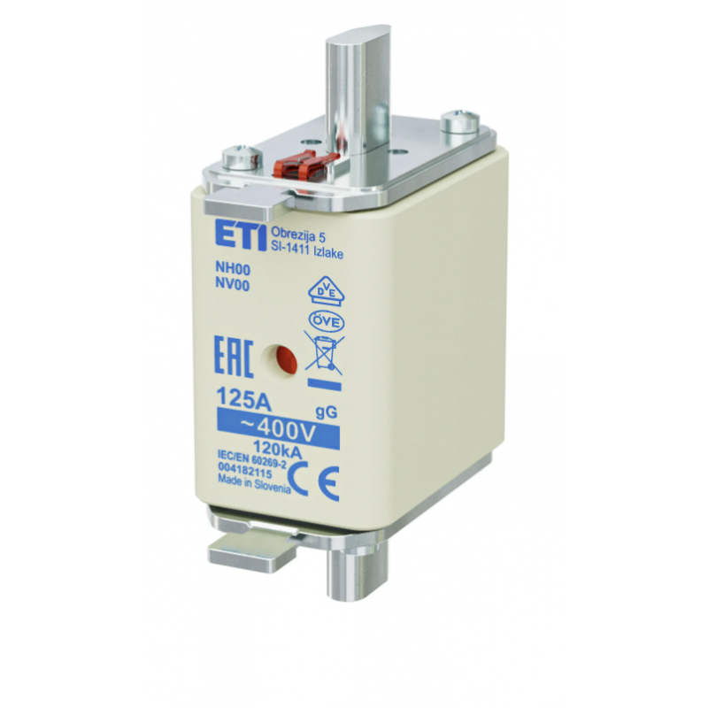 4182115 - Предохранитель ножевой KOMBI, 125 A, NH-00, gG, 400 В AC, ETI