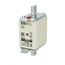 4182313 - Предохранитель ножевой KOMBI, 80 A, NH-00, gG, 690 В AC, ETI