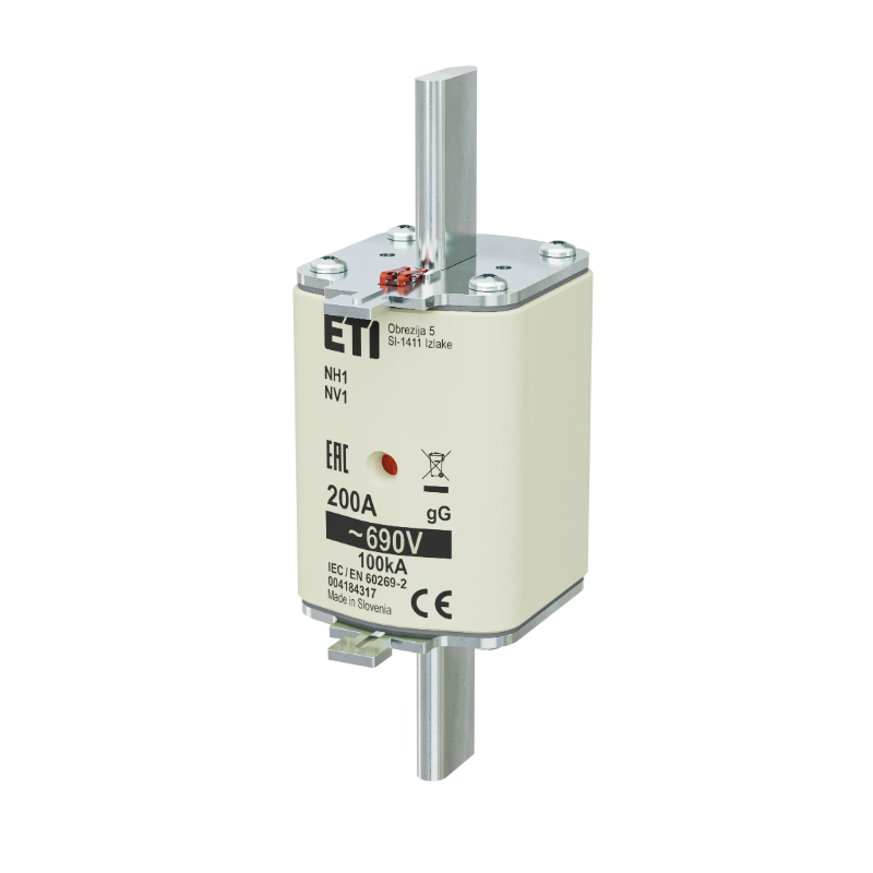 4184317 - Предохранитель ножевой KOMBI, 200 A, NH-1, gG, 690 В AC, ETI