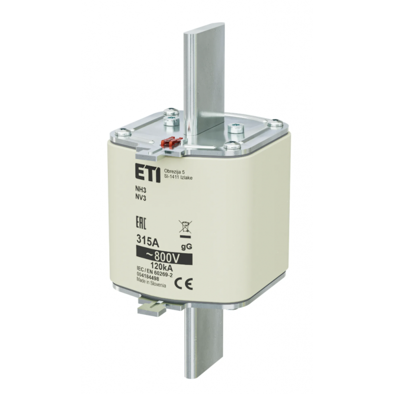4184498 - Предохранитель ножевой, 315 A, NH-3, gG, 800 В AC, ETI