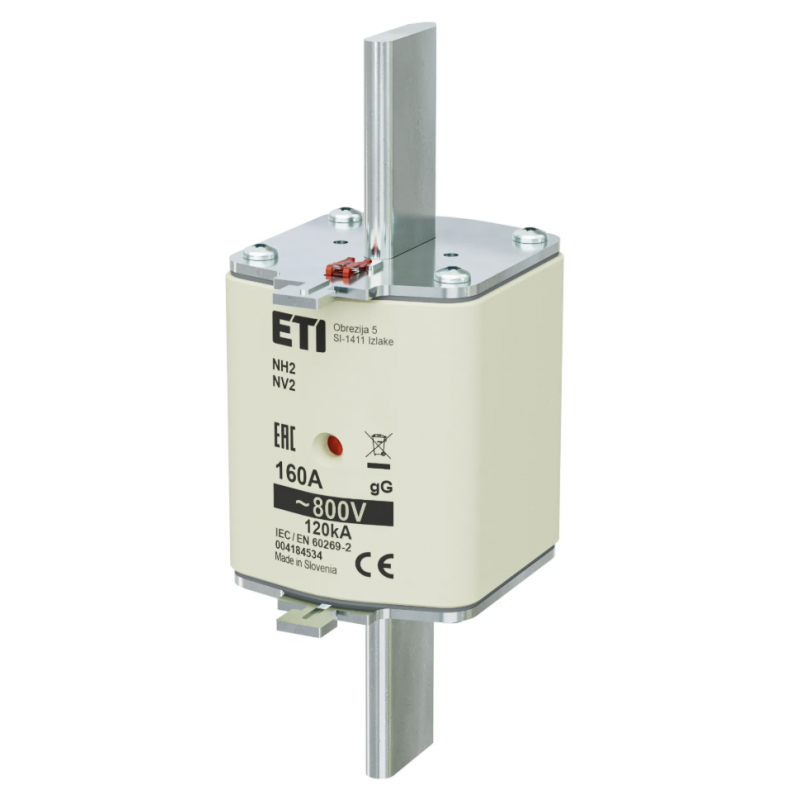 4184534 - Предохранитель ножевой KOMBI, 160 A, NH-2, gG, 800 В AC, ETI