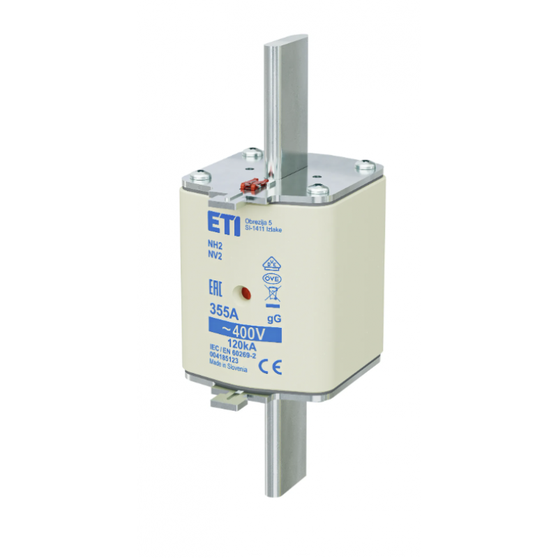 4185123 - Предохранитель ножевой KOMBI, 355 A, NH-2, gG, 400 В AC, ETI
