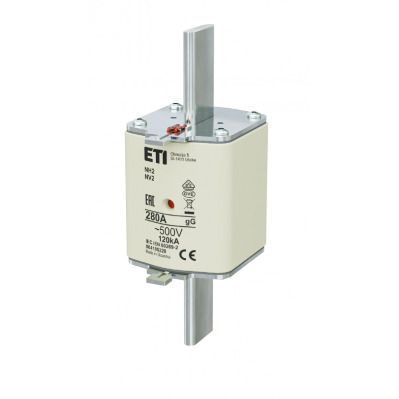 4185220 - Предохранитель ножевой KOMBI, 280 A, NH-2, gG, 500 В AC, ETI