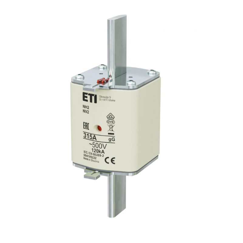 4185222 - Предохранитель ножевой KOMBI, 315 A, NH-2, gG, 500 В AC, ETI