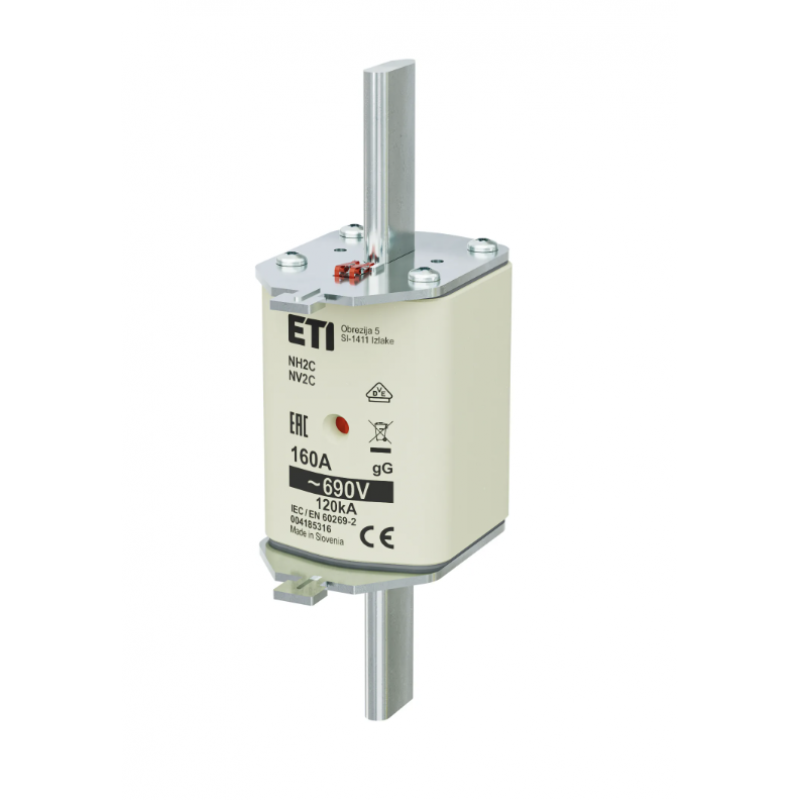 4185316 - Предохранитель ножевой KOMBI, 160 A, NH-2C, gG, 690 В AC, ETI