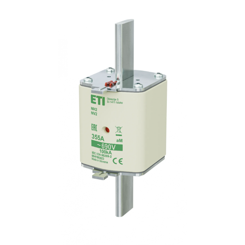 4185423 - Предохранитель ножевой KOMBI, 355 A, NH-2, aM, 690 В AC, ETI