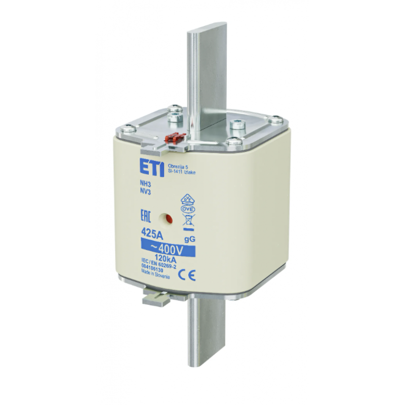4186130 - Предохранитель ножевой KOMBI, 425 A, NH-3, gG, 400 В AC, ETI