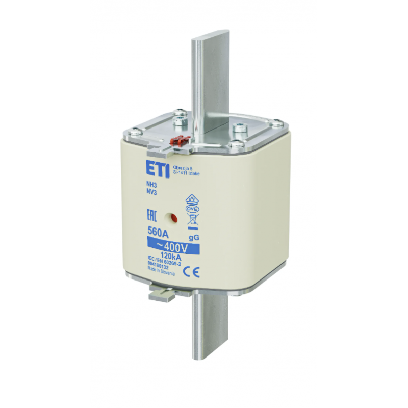 4186132 - Предохранитель ножевой KOMBI, 560 A, NH-3, gG, 400 В AC, ETI