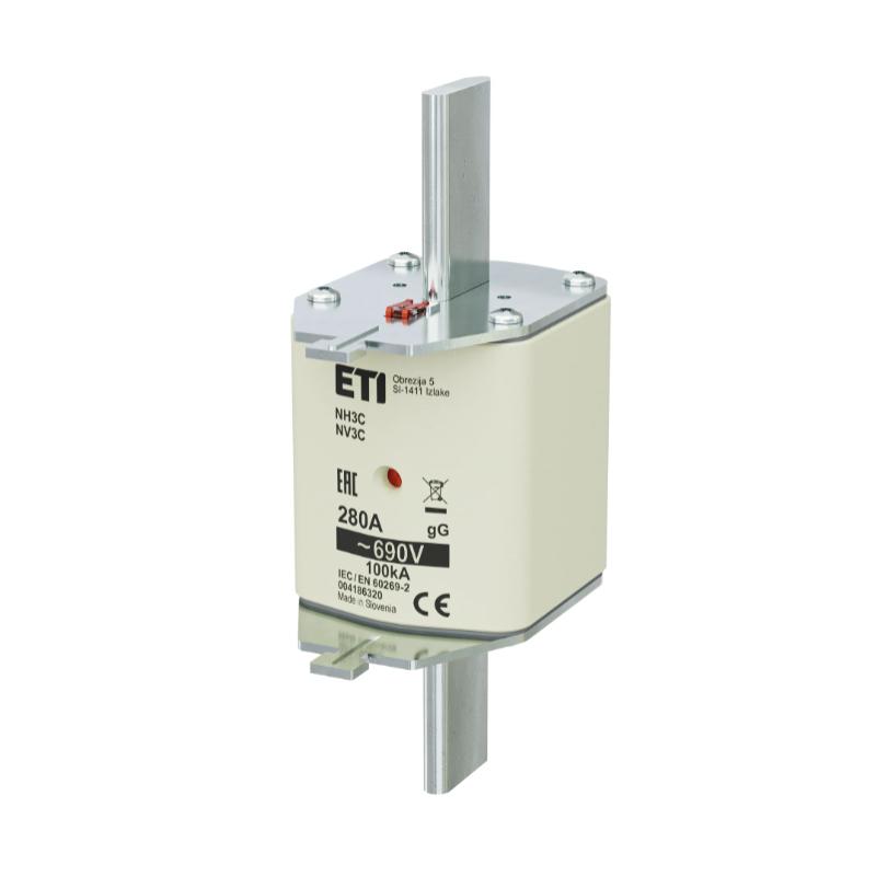 4186320 - Предохранитель ножевой KOMBI, 280 A, NH-3C, gG, 690 В AC, ETI