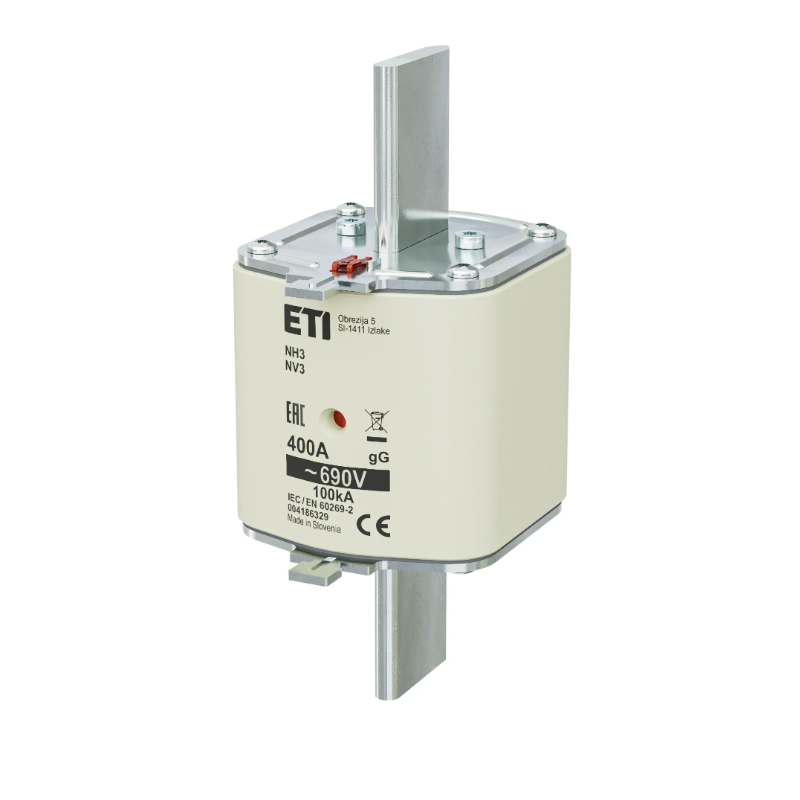 4186329 - Предохранитель ножевой KOMBI, 400 A, NH-3, gG, 690 В AC, ETI