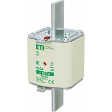 4186431 - Предохранитель ножевой KOMBI, 500 A, NH-3, aM, 690 В AC, ETI
