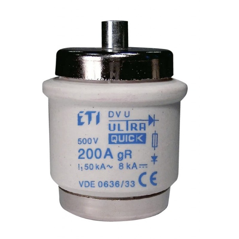 4325003 - Предохранитель пробковый D UQ, 200 A, D V, gR, 500 В AC, ETI