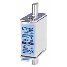 4331028 - Предохранитель ножевой M UQU-N, 100 A, NH-000, gR, 690 В AC, 200 кА, ETI