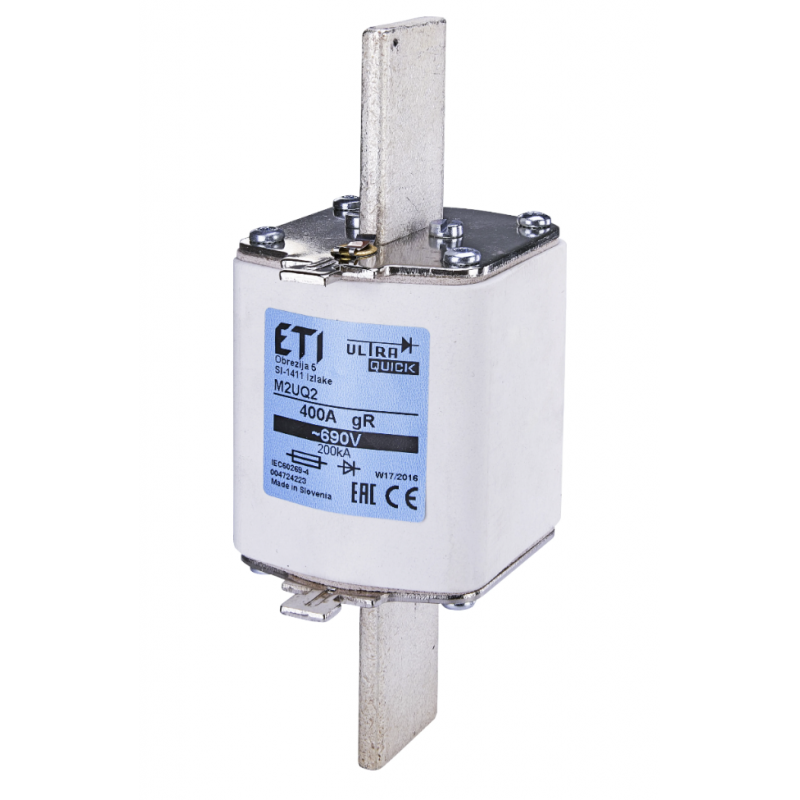 4724223 - Предохранитель ножевой M UQ2, 400 A, NH-2, gR, 690 В AC, 200 кА, ETI