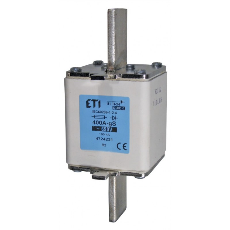 4724231 - Предохранитель ножевой 400 A, NH-2, gS, 690 В AC, 100 кА, ETI