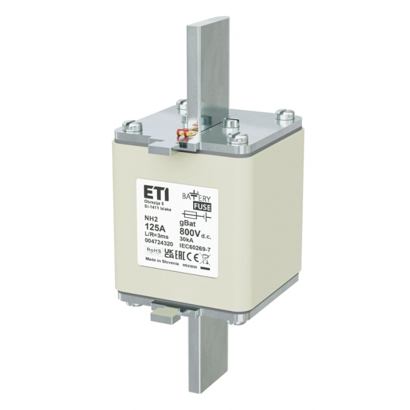 4724320 - Предохранитель ножевой Battery, 125 A, NH-2, 800 В DC, ETI