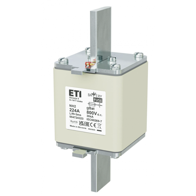 4724323 - Предохранитель ножевой Battery, 224 A, NH-2, 800 В DC, ETI