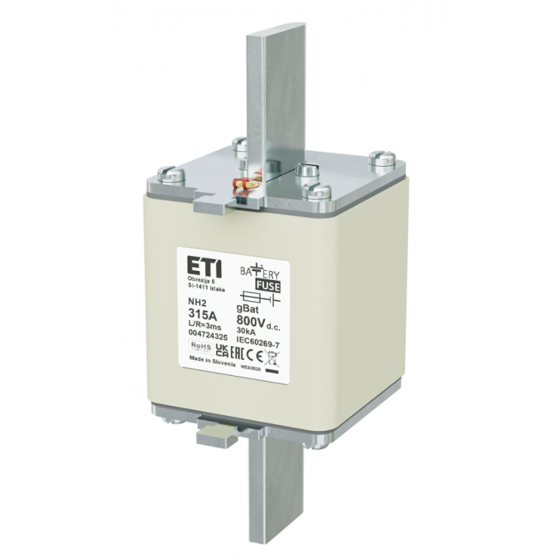 4724325 - Предохранитель ножевой Battery, 315 A, NH-2, 800 В DC, ETI