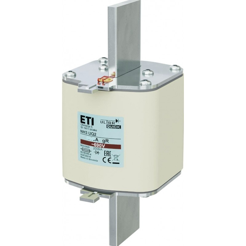 4725223 - Предохранитель ножевой M UQ2, 400 A, NH-3, gR, 690 В AC, 200 кА, ETI