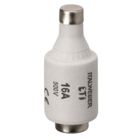 1221016 - Предохранитель пробковый 16 А, DII, F, 500 В АС/400 В DC, ITALWEBER