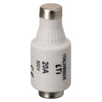 1221020 - Предохранитель пробковый 20 А, DII, F, 500 В АС/400 В DC, ITALWEBER