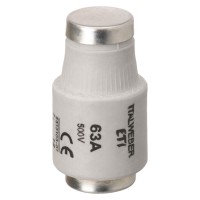 1231063 - Предохранитель пробковый 63 А, DII, F, 500 В АС/400 В DC, ITALWEBER