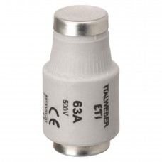 1231063 - Предохранитель пробковый 63 А, DII, F, 500 В АС/400 В DC, ITALWEBER