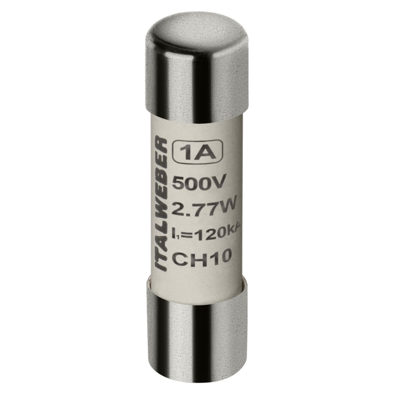 1421001 - Предохранитель CH10, 1 A, 10×38 мм, gG, 500 В AC, ITALWEBER