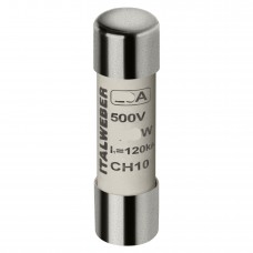 1421000 - Предохранитель CH10, 0.5 A, 10×38 мм, gG, 500 В AC, ITALWEBER