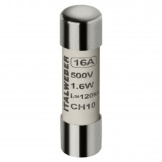 1421016 - Предохранитель CH10, 16 A, 10×38 мм, gG, 500 В AC, ITALWEBER