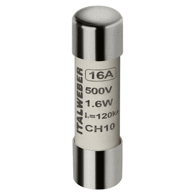 1421016 - Предохранитель CH10, 16 A, 10×38 мм, gG, 500 В AC, ITALWEBER