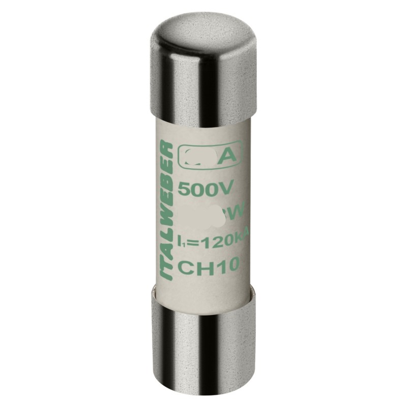 1422250 - Предохранитель CH10, 0.25 A, 10×38 мм, aM, 500 В AC, ITALWEBER