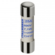 1461025 - Предохранитель CH14, 25 A, 14×51 мм, аR, 690 В AC, ITALWEBER