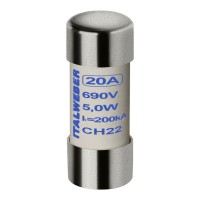 1462020 - Предохранитель CH22, 20 A, 22×58 мм, аR, 690 В AC, ITALWEBER