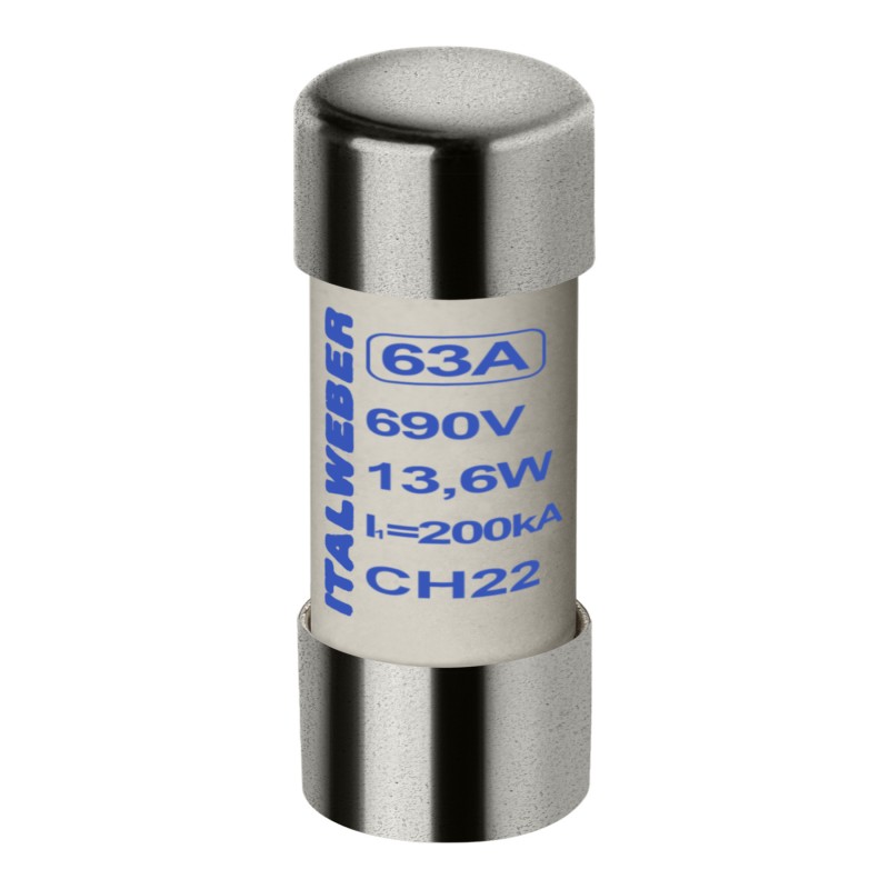 1462063 - Предохранитель CH22, 63 A, 22×58 мм, аR, 690 В AC, ITALWEBER
