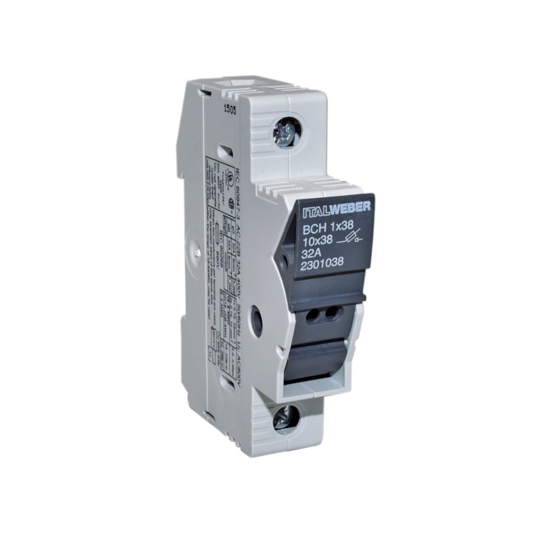 2301038 - Разъединитель под предохранитель BCH, 1P Ie-32A, 10×38 мм, ITALWEBER