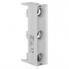 31554 - Держатель предохранителя CUSTO на шину 12x5/10 мм, 3P  Ie-63 А, D02 (E18), Wöhner