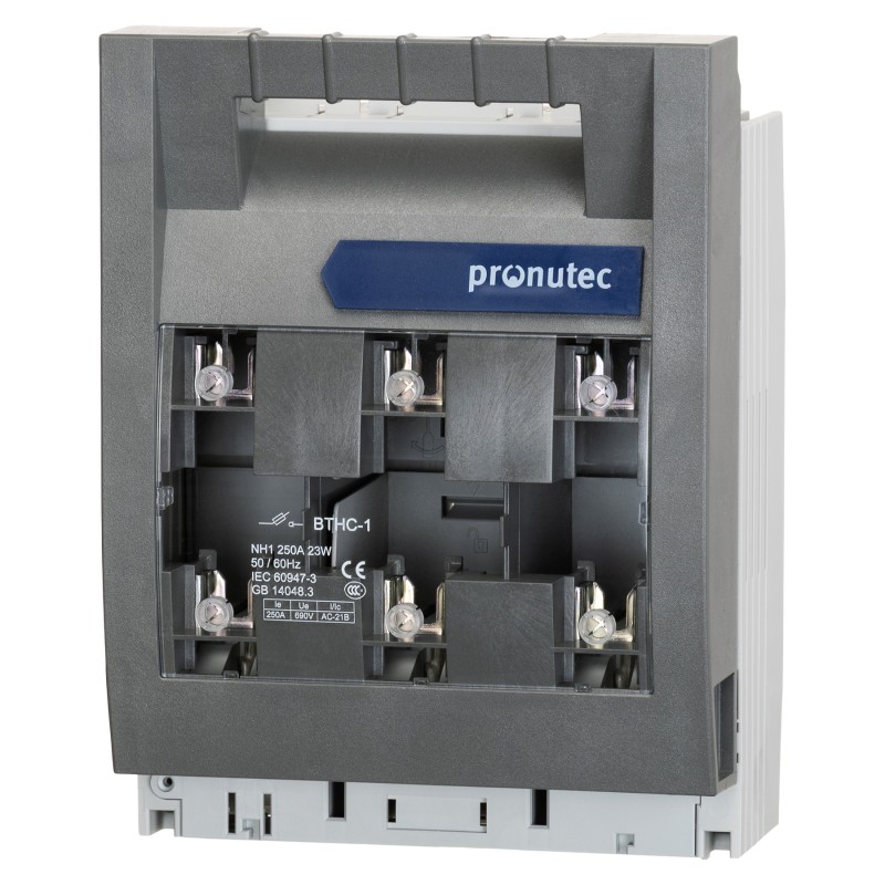 432.13.20.13 - Горизонтальный блок рубильник на панель BTHC, 3P Ie-250 A, NH-1, М10, Pronutec
