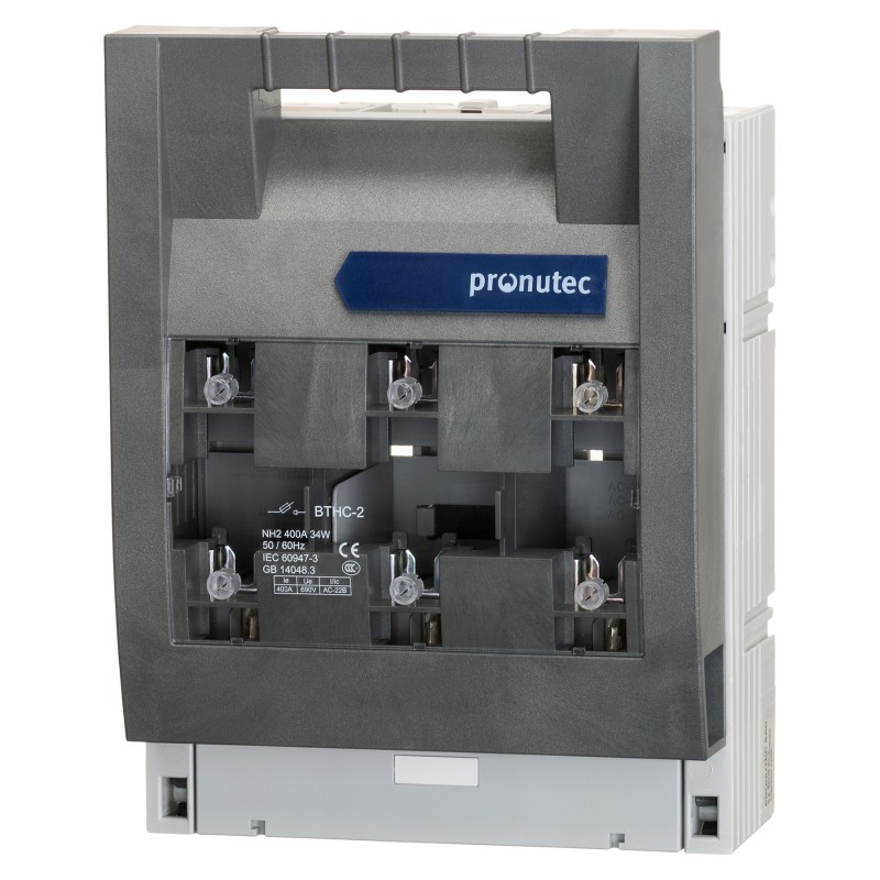 432.14.20.23 - Горизонтальный блок рубильник на панель BTHC, 3P Ie-400 A, NH-2, М10, Pronutec