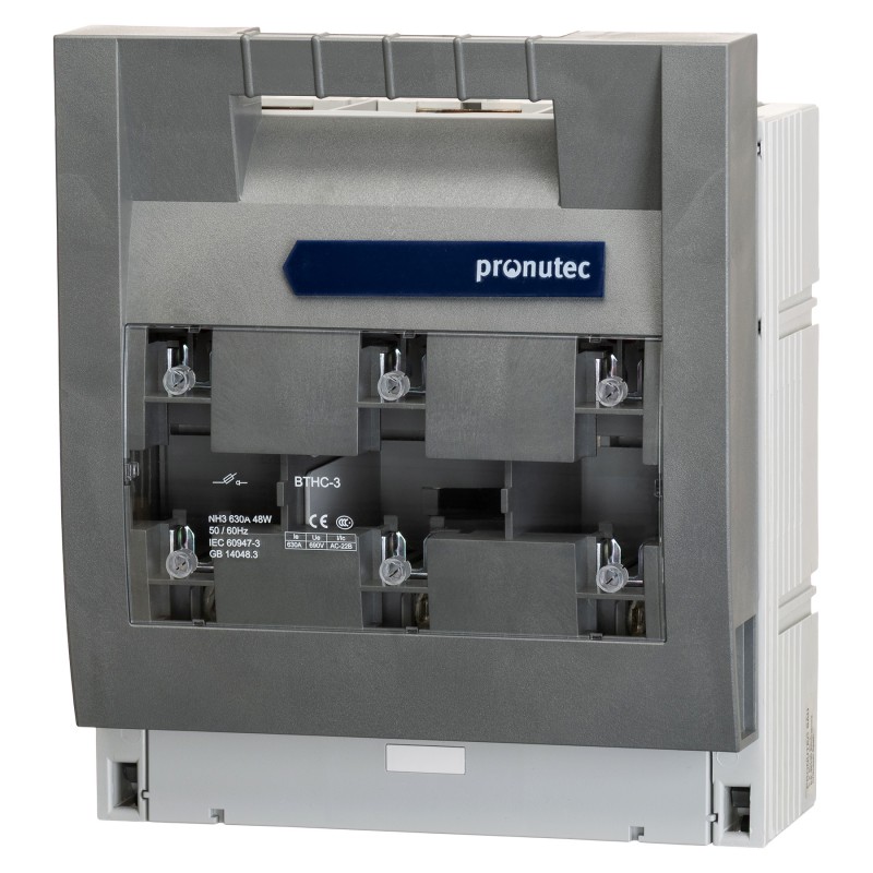 432.15.20.34 - Горизонтальный блок рубильник на панель BTHC, 3P Ie-630 A, NH-3, М10, Pronutec