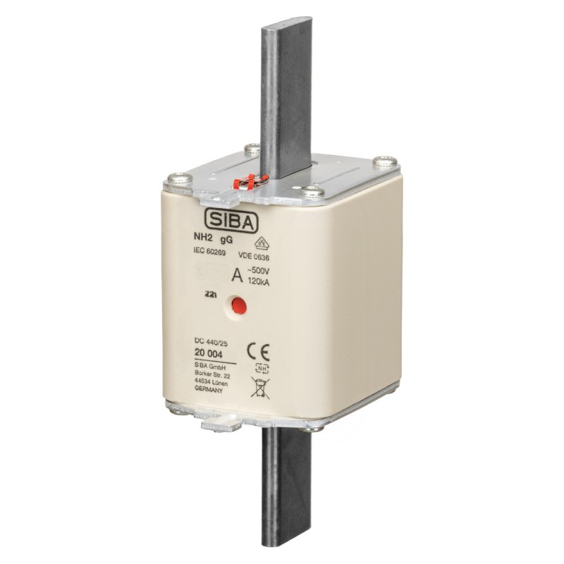 S20 004 13.400 - Предохранитель ножевой SIBA, 400 A, NH-2, gG, 500 В АС/440 В DC, Pronutec